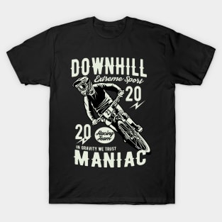 Downhill Moto Maniac T-Shirt